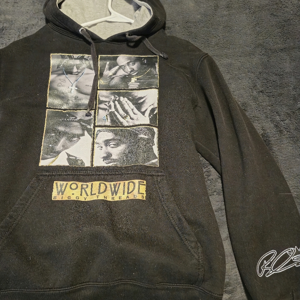 Worldwide Biggie Threads Tupac Hoodie